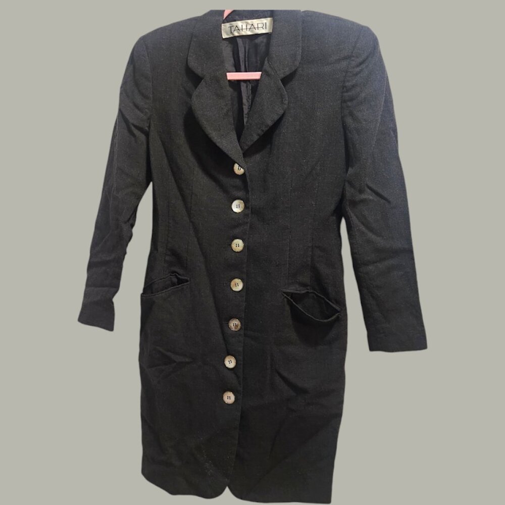 Tahari Womens Wool Coat